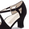 Chaussures de danse Werner Kern "Georgia" 6 cm daim noir