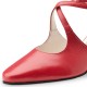 Chaussures de danse Werner Kern "Ines" 6,5 cm cuir rouge