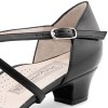 Chaussures de danse Werner Kern "Felice" 3,4 cm cuir noir