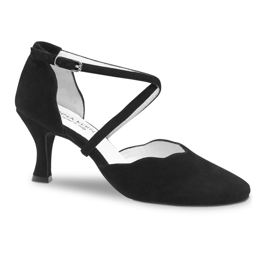 Chaussures de danse Anna Kern "Debora" 6 cm daim noir