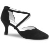 Chaussures de danse Anna Kern "Debora" 6 cm daim noir