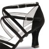 Chaussures de danse Werner Kern "Irina" 6,5 cm pour pieds étroits daim noir