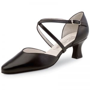Chaussures de danse Werner Kern "Patty" 5,5 cm cuir noir