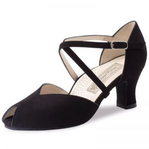 Chaussures de danse Werner Kern "Fatima" 6 cm daim noir