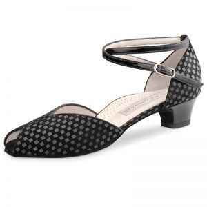Chaussures de danse Werner Kern "Lola" 3,4 cm quadratino noir