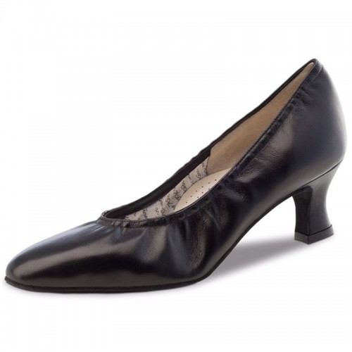 Chaussures de danse Werner Kern "Laura" 4 cm cuir noir