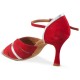 Chaussures de danse Rummos "Lorena" nubick rouge