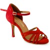 Chaussures de danse Rummos "Marylin" nubuck rouge