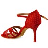 Chaussures de danse Rummos "Marylin" nubuck rouge