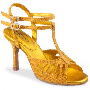 Chaussures de danse Rummos "Pasion" cuir jaune