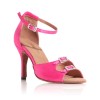 Chaussure de danse Label Latin "Strass" rose bonbon