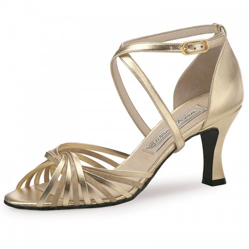 Chaussures de danse Werner Kern "Mary" 6,5 cm cuir or
