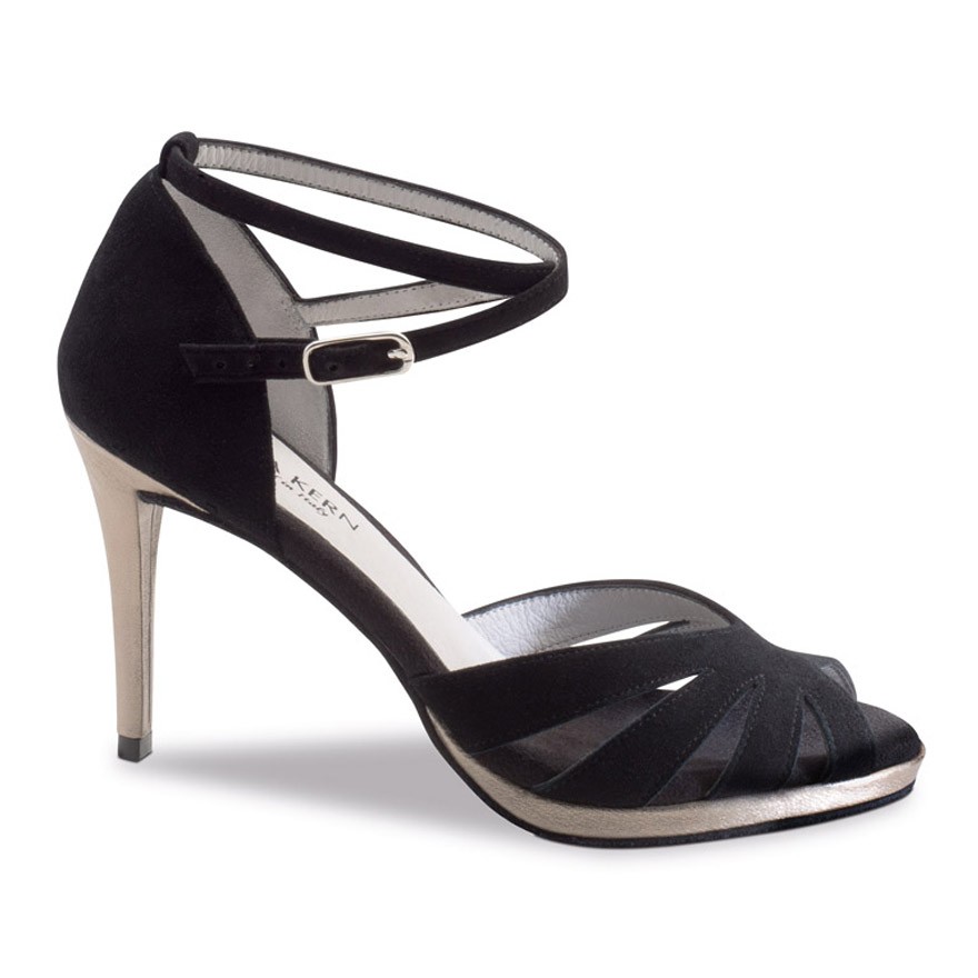 Chaussures de danse Anna Kern "Dona" 8 cm daim noir