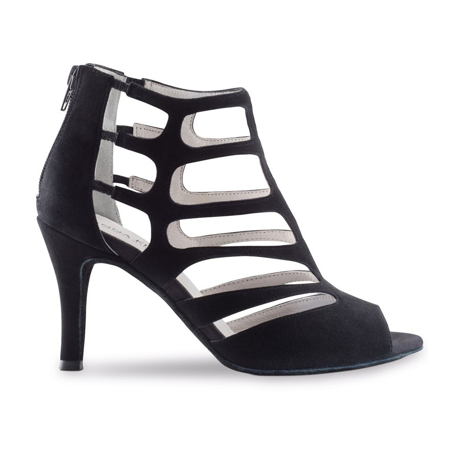 Chaussures de danse Anna Kern "Safa" 7,5 cm daim noir