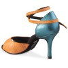 Chaussures de danse Elite Rummos "Gabi" cuir organe et bleu