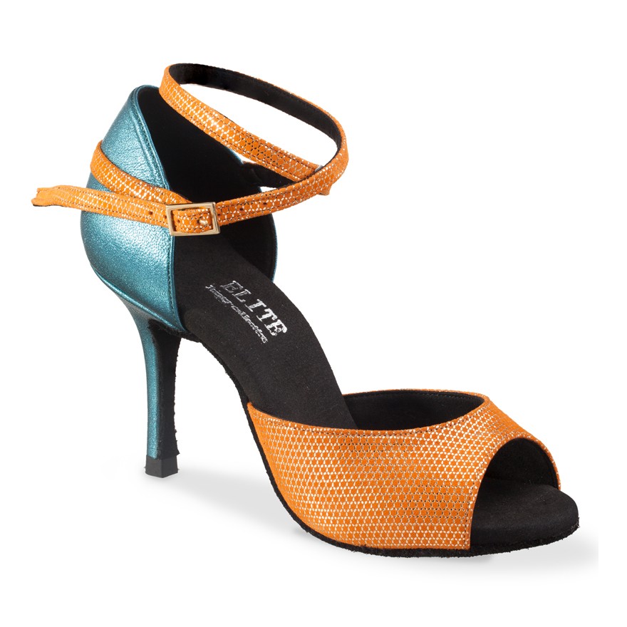 talon cubain sandales de danse professionnelle 6,3 cm chaussures salsa à semelle souple fermé Chaussures de danse latine pour femme