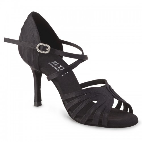 Chaussures de danse Elite Rummos "Barbara" satin noir