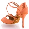 Chaussures de danse Elite Rummos "Diana" satin tan foncé