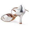 Chaussures de danse Rummos "Selma" cuir argent