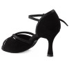 Chaussures de danse Rummos "Selma" nubuck et cuir noir