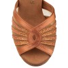 Chaussures de danse Rummos "Tatianna" satin tan et glitter