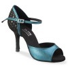 Chaussures de danse Rummos "Gabi" cuir bleu et noir