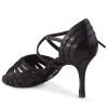 Chaussures de danse Elite Rummos "Barbara" cuir noir imitation peau de lézard