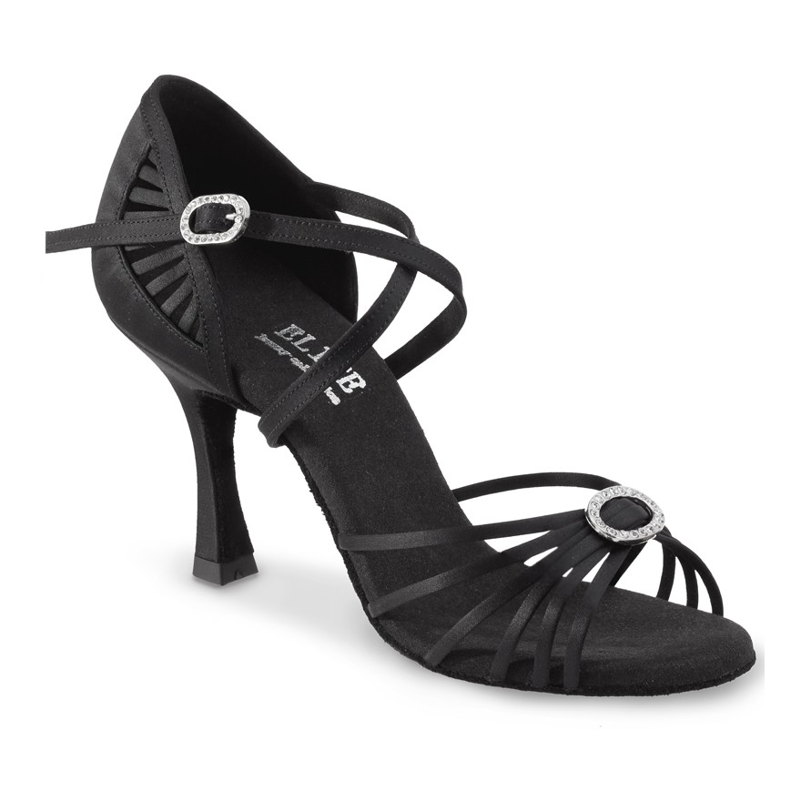 Chaussures de danse Elite Rummos "Victoria" satin noir