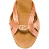 Chaussures de danseprofessionnelle Elite Rummos "Cassandra" satin tan flesh