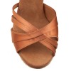 Chaussures de danse professionnelle Eilte Rummos "Athena" satin tan foncé