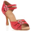 Chaussures de danse professionnelleElite Rummos "Elena" cuir rouge