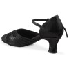Chaussures de danse Rummos "Prisca" cuir noir imitation peau de lézard
