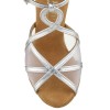 Chaussures de danse Rummos "Yola" cuir argent