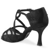 Chaussures de danse Rummos "Yola"cuir noir imitaiton peau de lézard