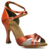 Chaussures de danse Rummos "Fabiola" satin tan foncé