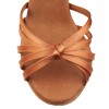 Chaussures de danse Rummos "Carola" satin tan foncé