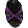 Chaussures de danse Rummos "Kamila" daim noir et violet