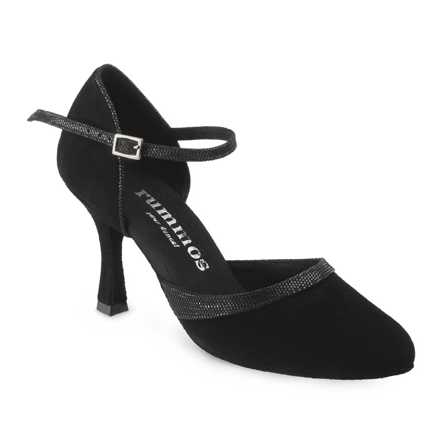 Chaussures de danse Rummos "Brenda" daim noir
