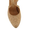 Chaussures de danse Rummos "Olivia" cuir tan nehru beige