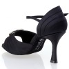 Chaussures de danse professionnelle Elite Rummos "Cleopatra" satin noir