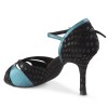 Chaussures de danse Rummos "Krista Kizomba" cuir oir et bleu