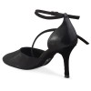 Chaussures de danse Rummos "Miriea" cuir noir imitation peau de lézard