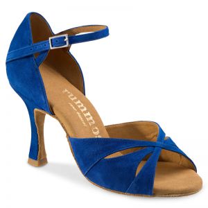 Chaussures de danse Rummos "Kamila" daim bleu royal