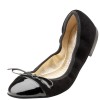 Chaussures de danse Werner Kern "Daisy" 1 cm cuirnoir vernis et velour noir