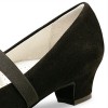 Chaussures de danse Werner Kern "Daniela" 3,4 cm daim noir