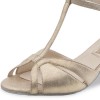 Chaussures de danse Werner Kern "Dora" 5,5 cm cuir or pour pieds fins