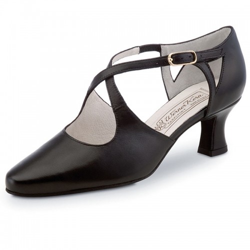 Chaussures de danse Werner Kern "Ines" 3,5 cm cuir noir