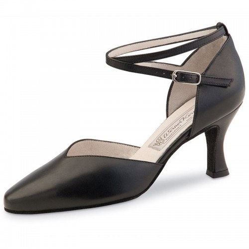 Chaussures de danse Werner Kern "Betty" 6,5 cm cuir noir
