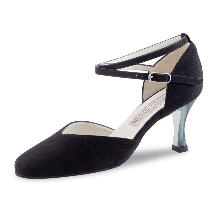 Chaussures de danse Werner Kern "Melodie" 6,5 cm daim noir