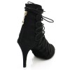 Chaussures de danse kizomba Label Latin " Alexa" noir